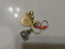 黃銅麒麟印進(jìn)寶鑰匙扣掛件 男女汽車(chē)鑰匙包包掛件吊墜飾品 麒麟印+菩提五帝錢(qián)+令+進(jìn)寶葫蘆(送砂) 曬單實(shí)拍圖