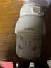 蘇泊爾（SUPOR）兒童保溫杯男女孩學(xué)生水杯水壺316L不銹鋼便攜吸管杯大容量學(xué)飲杯 【背帶款-杯口可換】椰奶白 500ml 曬單實(shí)拍圖
