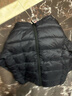 兒童輕薄羽絨服男款女童秋季外套中小童寶寶外穿嬰兒童裝冬裝衣服 經(jīng)典黑 白鴨絨 140 曬單實(shí)拍圖