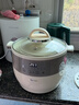 小熊（Bear） 電燉鍋 電燉盅 家用陶瓷鍋隔水燉鍋 煲湯鍋熬湯煲大容量3-5人大內膽可燉一雞煮粥養生鍋 白瓷電燉鍋 6.5L DDZ-B45B2 曬單實(shí)拍圖