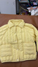 全棉時(shí)代（PurCotton）厚款棉服男女童幼童秋冬外套童裝棉衣秋衣兒童 【易去污款】花粉黃(男童) 120 曬單實(shí)拍圖