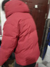 鴨鴨王一博同款1號系列紅色羽絨服男女短款2025冬季最新款防寒厚外套Y 中國紅色 L /175(推薦125-140斤) 曬單實(shí)拍圖