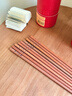 雙槍花梨木好運筷 家用高檔禮盒木筷子 家庭筷防滑不易發(fā)霉20雙 曬單實(shí)拍圖