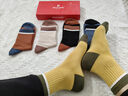 皮爾卡丹襪子女秋冬棉100%純棉抗菌防臭女士襪子吸汗透氣中筒厚款全棉女襪 曬單實(shí)拍圖