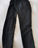 頂峰保羅（Dingfengbaoluo）秋季垂感西裝褲子男直筒寬松闊腿休閑褲高級修身C58黑色XL 曬單實(shí)拍圖