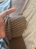 棉竹屋羊毛襪子男士美利奴秋冬季加厚中筒襪加絨保暖防臭羊毛長(cháng)筒棉襪 駝色+深咖+松綠+碳灰 均碼 40-45 曬單實(shí)拍圖