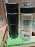 JRINKTEEA高檔茶水分離保溫杯男車(chē)載燜泡茶杯悶杯316無(wú)縫內膽全鋼茶倉辦公 tsuruoka全鋼黑色500ml（升級帶擋片） 曬單實(shí)拍圖