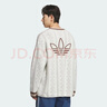 阿迪達斯（adidas）三葉草系列 男 RS U SWEATER 圓領(lǐng)衛衣 KS5956 漢玉白 M 曬單實(shí)拍圖