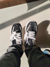 回力男鞋2025年秋冬新款運動(dòng)鞋男士透氣緩震防滑休閑鞋子 黑白灰 41 曬單實(shí)拍圖