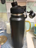 樂(lè )扣樂(lè )扣（LOCK&LOCK）探索保溫保冷運動(dòng)杯便攜運動(dòng)壺大容量水杯子946ML黑色LHC3252BLK 曬單實(shí)拍圖