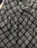 三彩2025冬季新款格紋半身裙松緊腰A字裙長(cháng)裙簡(jiǎn)約M 黑米格紋 M 160/68A 曬單實(shí)拍圖