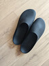 京東京造【3D打印拖鞋】防滑外穿透氣新款軟彈運動(dòng)拖鞋 量子暗黑 42 曬單實(shí)拍圖