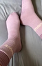 帝威瑜伽襪防滑普拉提襪子室內運動(dòng)健身襪硅膠透氣初學(xué)者專(zhuān)用跑步訓練 淺紫色 1雙裝 均碼 【硅膠防滑靜音高彈】 曬單實(shí)拍圖