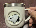 史努比（snoopy）兒童牛奶水杯 寶寶家用喝水杯子316不銹鋼幼兒園防摔居家單柄學(xué)飲小口杯 260ml 藍 6024 曬單實(shí)拍圖