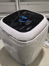榮事達全自動(dòng)洗烘一體內衣褲襪子迷你洗衣機母嬰小型波輪洗衣機懶人洗衣機神器高溫煮洗殺菌政府補貼20% 【極光白高溫烘干款】高溫殺菌+烘干+8成客戶(hù)選擇 曬單實(shí)拍圖