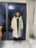鴨鴨【301高充絨】戶(hù)外極寒長(cháng)款羽絨服男士新款情侶加厚保暖防風(fēng)外套 曬單實(shí)拍圖