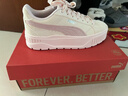 彪馬（PUMA）厚底鞋|復古增高小白鞋女款冬美拉德松糕鞋KARMEN 397457 粉色-迷霧紫-11 36 曬單實(shí)拍圖