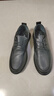 春秋男鞋商務(wù)休閑皮鞋軟底透氣系帶低幫真皮軟底軟面駕車(chē)鞋男黑色 黑色 40 (250mm) 曬單實(shí)拍圖