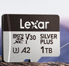 雷克沙（Lexar）1TB TF（MicroSD）存儲卡 V30 4K 讀205MB/s 無(wú)人機運動(dòng)相機游戲機內存卡（SILVER PLUS） 曬單實(shí)拍圖