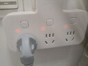 公牛（BULL）轉換插頭/品字形一轉三插座/無(wú)線(xiàn)轉換插座/電源轉換器 適用臥室、廚房 3位分控開(kāi)關(guān)插座  曬單實(shí)拍圖