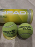 海德（HEAD）網(wǎng)球ball比賽訓練用球單人練習訓練專(zhuān)業(yè)TEAM無(wú)壓有壓網(wǎng)球 曬單實(shí)拍圖