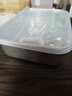 樂(lè )扣樂(lè )扣304不銹鋼保鮮盒食品級帶蓋水果盒便當盒飯盒冰箱收納盒 1100ML 曬單實(shí)拍圖