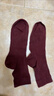 浪莎本命年酒紅色襪子男士100%純棉秋冬季全棉防臭馬年禮物鴻運踩小人 鴻運酒紅3雙裝 ·100純棉 均碼 （適合38-44的腳碼) 曬單實(shí)拍圖