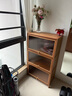 木馬人飄窗柜簡(jiǎn)易陽(yáng)臺儲物柜子矮柜靠墻一體榻榻米雜物窗臺收納置物貨架 【咖色長(cháng)虹翻門(mén)】茶色-四層60長(cháng) 曬單實(shí)拍圖
