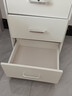 辦公室資料文件柜帶鎖桌下矮柜抽屜式收納儲物柜辦公置物柜 【兩門(mén)款式】云溪白60×60×60cm 曬單實(shí)拍圖