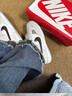 耐克（NIKE）【定制鞋】Dunk男女同款低幫耐磨休閑運動(dòng)板鞋 歲穢紅章41 曬單實(shí)拍圖