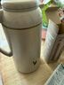 象?。╖O JIRUSHI）保溫壺日本原裝進(jìn)口大容量雙層玻璃內膽居家保冷保溫瓶熱水瓶AFFB CA米色 1.85L 曬單實(shí)拍圖
