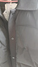 萊克斯頓羽絨服男冬季新款簡(jiǎn)約純色短款百搭保暖防風(fēng)男裝外套男 深黑 3XL 曬單實(shí)拍圖