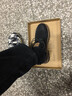 海瀾之家（HLA）男鞋秋冬休閑皮鞋男士復古工裝鞋子男款HAAGZM1EBB033 黑色42 曬單實(shí)拍圖