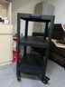 泓屏HP-97設備移動(dòng)置物架 機房運維工作臺培訓教室實(shí)驗室移動(dòng)設備推車(chē) HP-97黑色三層基礎款 曬單實(shí)拍圖
