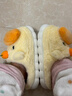 瑜品佳水豚棉拖鞋女超軟可愛(ài)嚕嚕冬季男女情侶外穿防滑居家保暖拖鞋棉鞋 38-39 曬單實(shí)拍圖