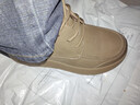 紅蜻蜓勃肯鞋男鞋25冬季新款加絨保暖棉鞋休閑皮鞋通勤鞋WTD45150卡其38 曬單實(shí)拍圖