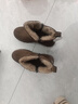 達芙妮雪地靴女冬季加絨加厚保暖短靴東北大棉鞋子 4023608085 棕色 39  曬單實(shí)拍圖