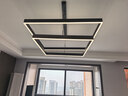 雷普頓客廳吊燈北歐風(fēng)格方形燈led大廳燈現代簡(jiǎn)約創(chuàng  )意極簡(jiǎn)臥室餐廳吊燈 雙層80+100-無(wú)極遙控 曬單實(shí)拍圖