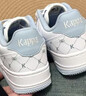 卡帕（Kappa）女鞋冬季2025新款增高小白鞋子女款休閑運動(dòng)板鞋女潮鞋 冰山藍 37 曬單實(shí)拍圖