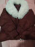 皮爾卡丹羽絨服女短款冬新款可拆卸仿狐貍毛領(lǐng)加厚海寧仿皮草白鴨絨外套 安哥拉紅 L 建議125-140斤 曬單實(shí)拍圖