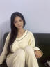 貓人睡衣秋冬季女士純棉100全棉帶胸墊可外穿裸感長(cháng)袖長(cháng)褲家居服套裝 80079-1胸墊款 L 【160-165cm/100-110斤】 曬單實(shí)拍圖