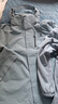 駱駝（CAMEL）三防沖鋒衣戶(hù)外登山服防風(fēng)防水防污三合一運動(dòng)外套 AD12263514X，抓絨內膽霧灰藍男 XL 曬單實(shí)拍圖