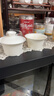鈺銓龍門(mén) 冰種玉瓷素燒杯墊 德化白瓷蓋置茶壺蓋碗蓋托陶瓷小壺承茶道配件 冰種玉瓷素燒小壺承 曬單實(shí)拍圖