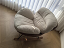 林氏家居單人位沙發(fā)休閑椅客廳陽(yáng)臺復古風(fēng)蛋殼懶人搖搖椅林氏木業(yè)TDY236 曬單實(shí)拍圖