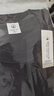 戰浩【3件】長(cháng)袖t恤男春秋純棉寬松青年純色圓領(lǐng)衣服打底衫重磅秋衣 卡其+鐵灰+鐵灰 XL 建議【135-150斤】 曬單實(shí)拍圖