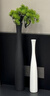 赟婭意式極簡(jiǎn)入戶(hù)玄關(guān)落地擺件客廳電視柜花瓶家居裝飾輕奢藝術(shù)高級感 拉絲黑白組合+美人松1支 曬單實(shí)拍圖