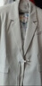 尚都比拉高級感西裝套裝女秋季通勤西服外套松緊腰褲子兩件套 淺卡其 M  曬單實(shí)拍圖