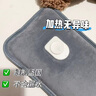 GERTHRON德國品牌熱水袋充電防爆暖水袋暖寶寶充電款電暖寶熱寶睡覺(jué)暖腳 新款灰【特大19*37CM】 加厚 曬單實(shí)拍圖