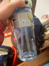 曙曦蠟筆小新雙飲塑料杯tritan夏季戶(hù)外學(xué)飲杯兒童成人水杯藍750ml 曬單實(shí)拍圖