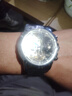 柏達茄瑞士正品男士全自動(dòng)機械手表多功能商務(wù)防水時(shí)尚夜光手表男款腕表 1418銀殼灰面鋼帶款 44mm 曬單實(shí)拍圖